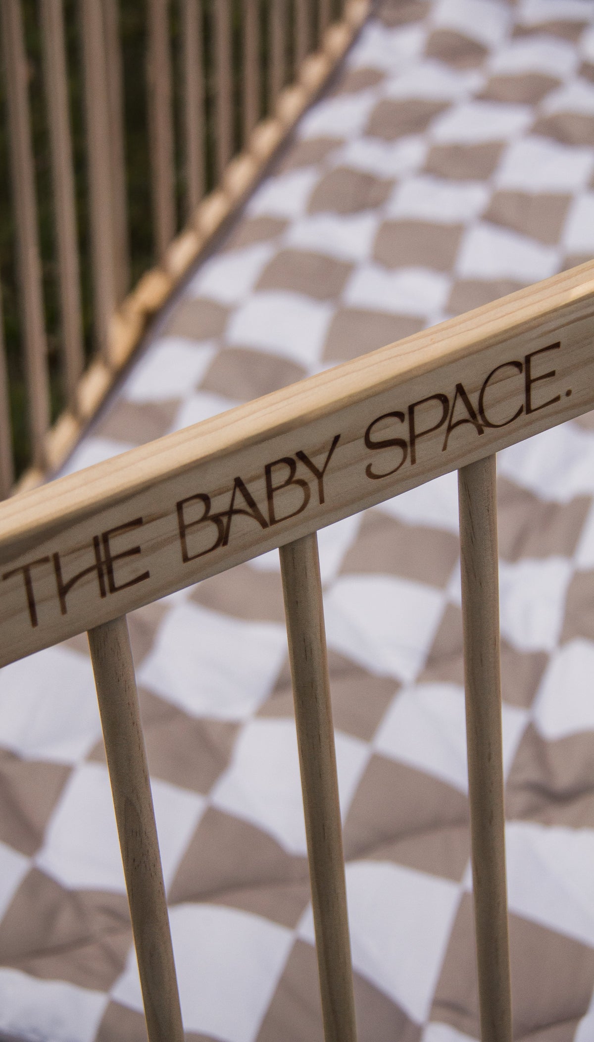 Cloud Check Play Mat | Beige Cushioned Baby Play Mat – The Baby Space